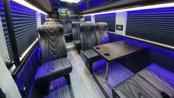 gilbert 18 passenger sprinter van interior