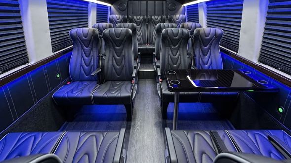 gilbert 20 passenger sprinter van interior