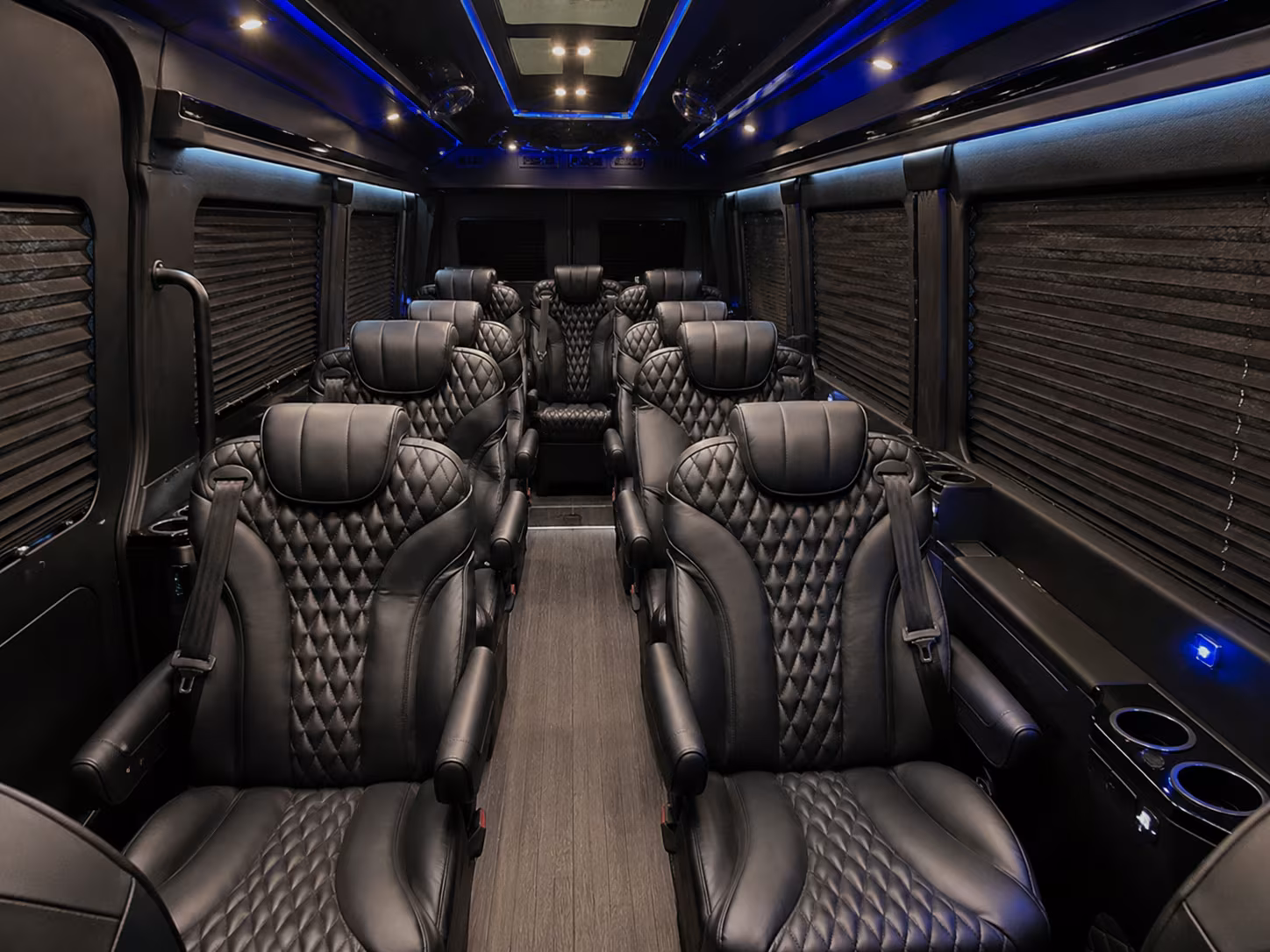 gilbert 10 passenger sprinter van interior