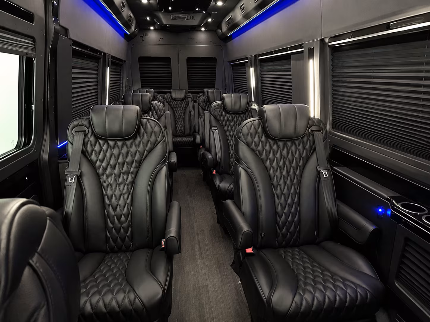 gilbert 12 passenger sprinter van interior