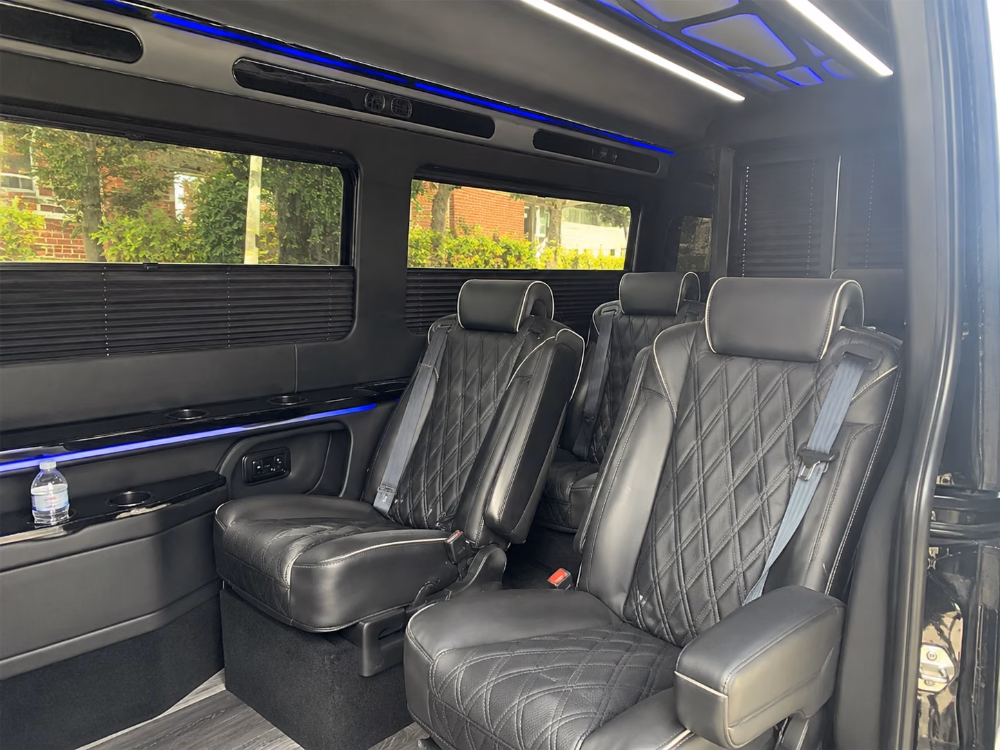 gilbert 15 passenger sprinter van inside