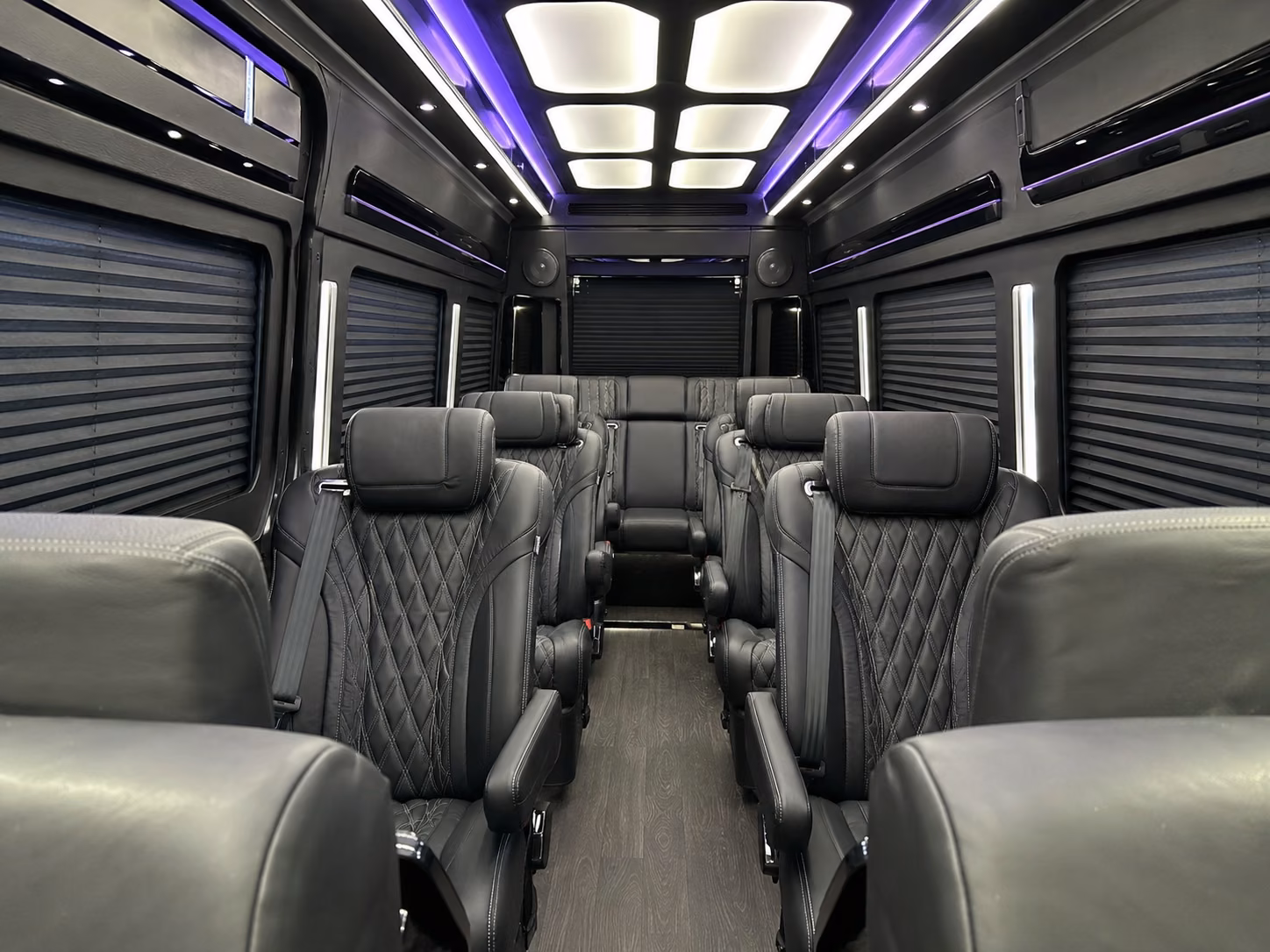gilbert 15 passenger sprinter van interior
