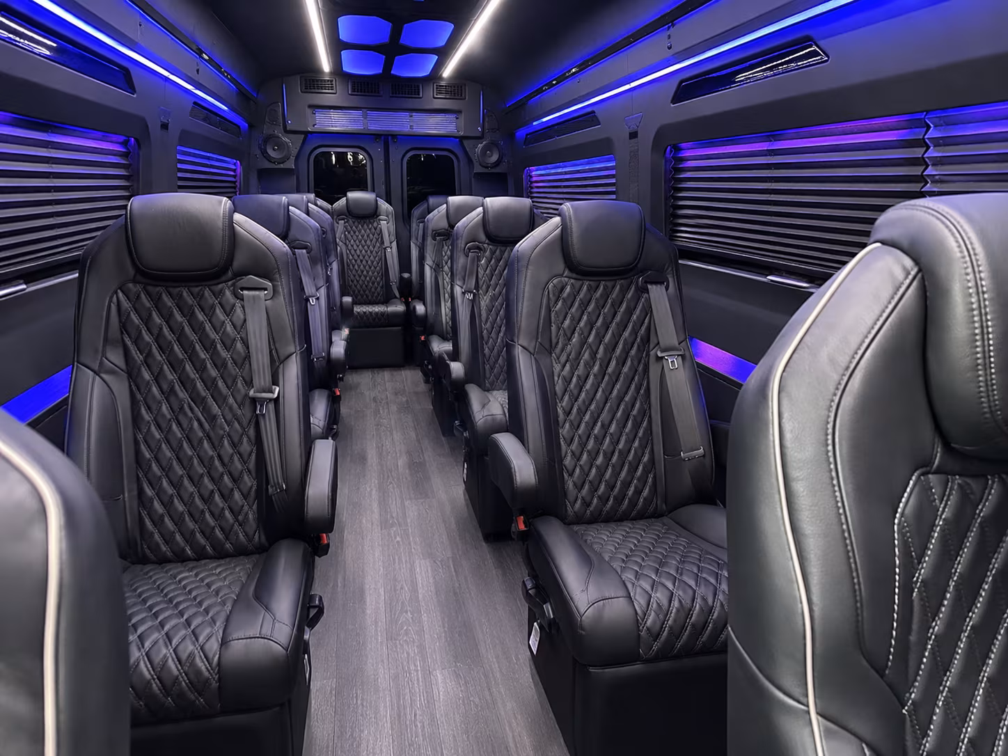 gilbert 18 passenger sprinter van interior