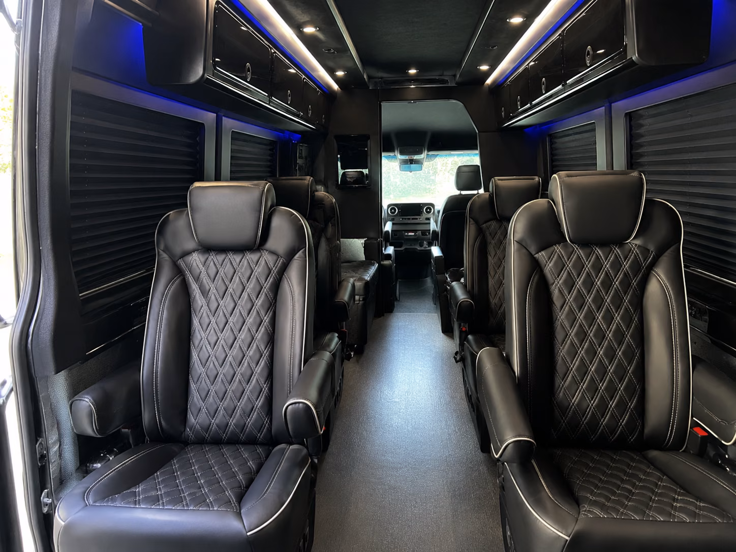gilbert 20 passenger sprinter van inside