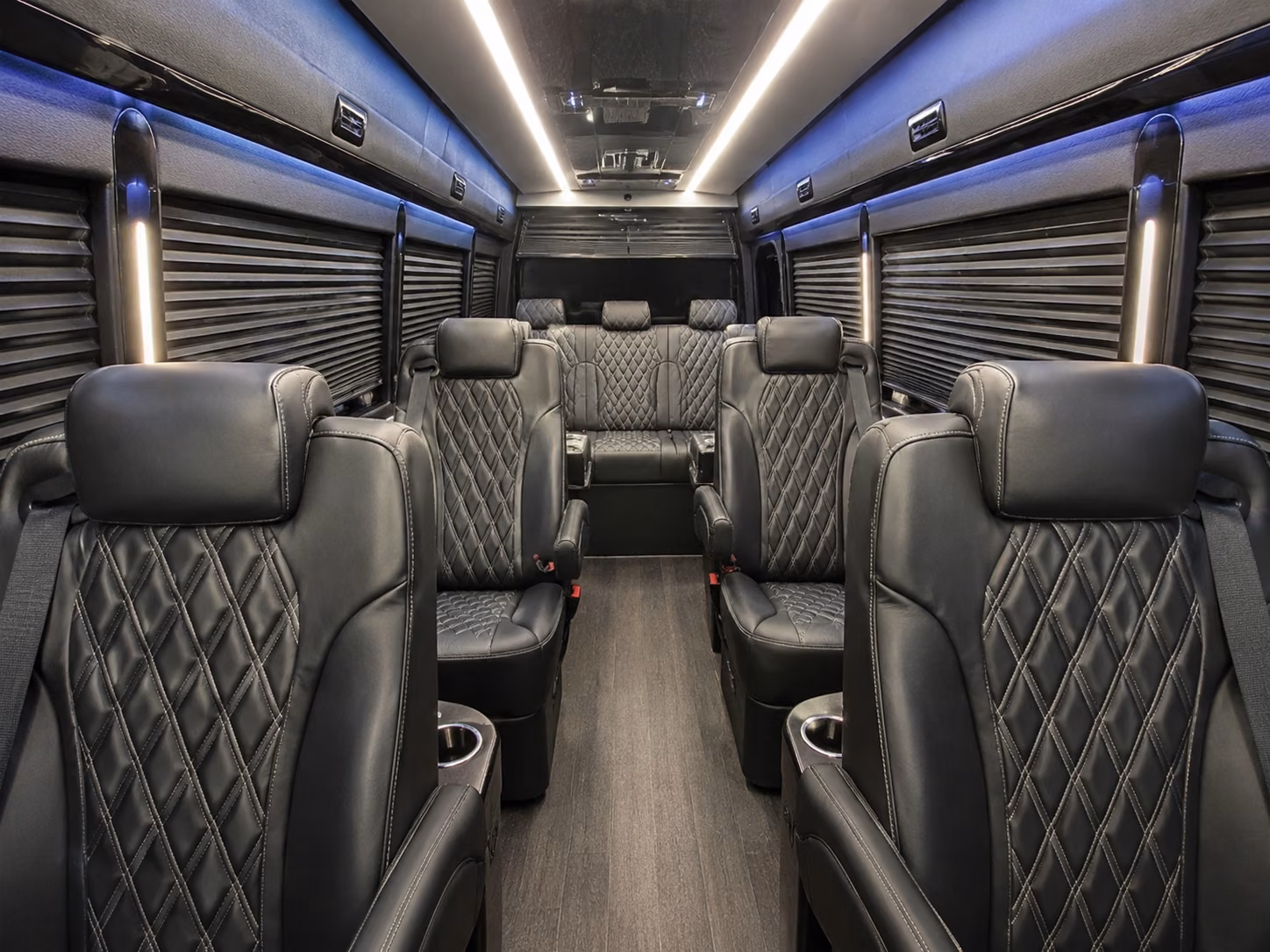 gilbert 8 passenger sprinter van interior