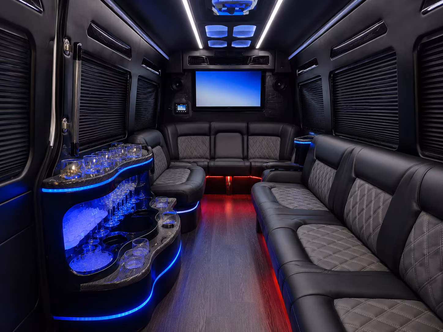gilbert sprinter limousine inside